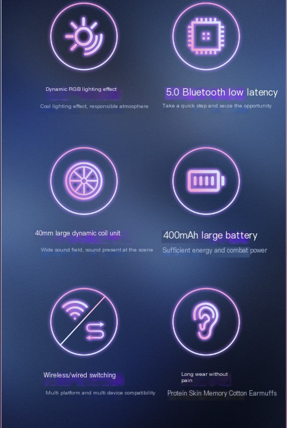 Auriculares Inalámbricos Bluetooth Siindoo JH919 – Sonido Potente y Diseño Plegable